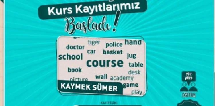 BÜYÜKŞEHİR KAYMEK, İNGİLİZCE A1 SEVİYESİ 2. GRUP KURS KAYITLARINI BAŞLATTI