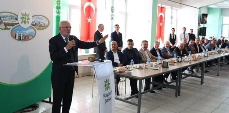 ELİTAŞ VE BÜYÜKKILIÇ, KAYSERİ ŞEKER FABRİKASI’NDA ÇALIŞANLAR İLE YEMEKTE BULUŞTU
