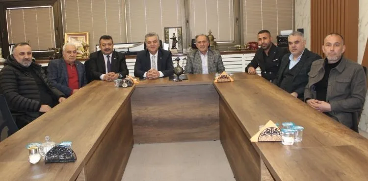 ESNAF ODA BAŞKANLARINDAN ADNAN İNCETOPRAK’A DESTEK ZİYARETİ