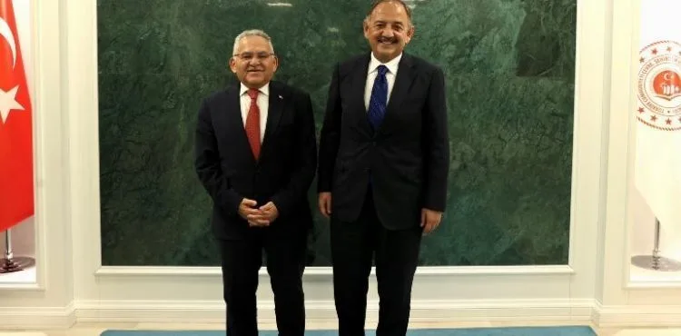 BAŞKAN BÜYÜKKILIÇ’TAN BAKAN ÖZHASEKİ’YE ZİYARET