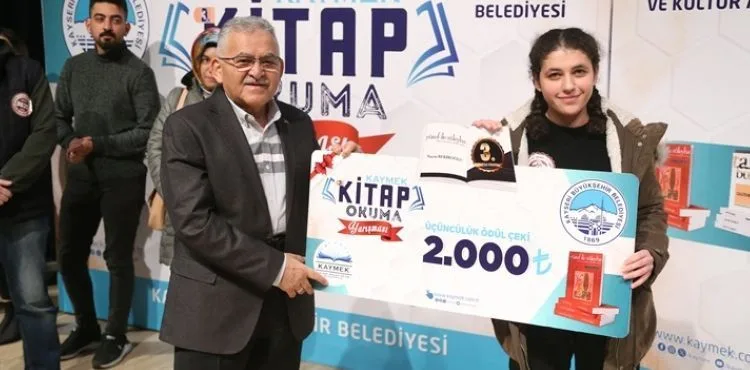 BAŞKAN BÜYÜKKILIÇ, KAYMEK’İN 3'ÜNCÜ KİTAP OKUMA YARIŞMASI ÖDÜL TÖRENİ’NE KATILDI