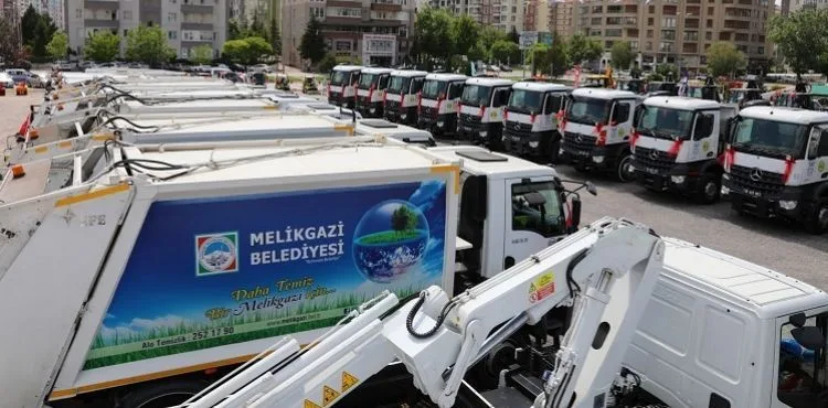 MELİKGAZİ DAHA ETKİN VE SERİ HİZMET İÇİN ARAÇ FİLOSUNA 130 ARAÇ KAZANDIRDI