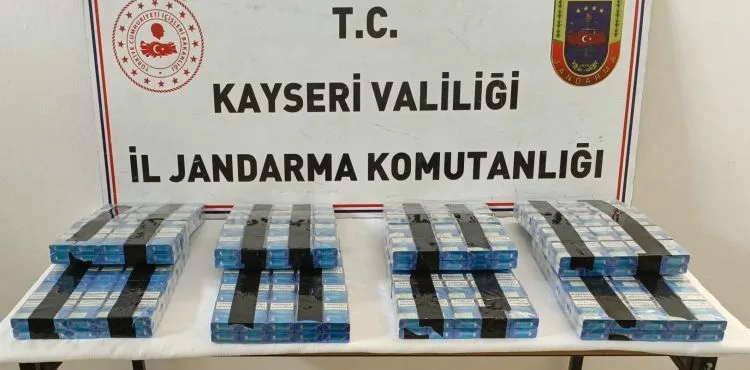 400 paket gümrük kaçağı sigara ele geçirildi