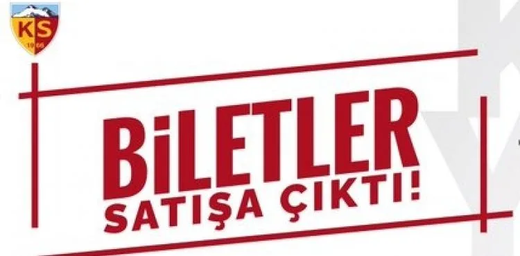 Kayserispor – Sivasspor maçının biletleri satışa çıktı