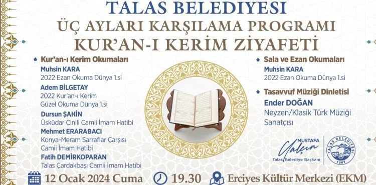 TALAS’TA KUR’AN ZİYAFETİ