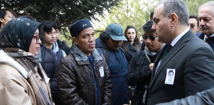 Hayatını Kaybeden Endonezyalı ERÜ Öğrencisi Törenle Uğurlandı