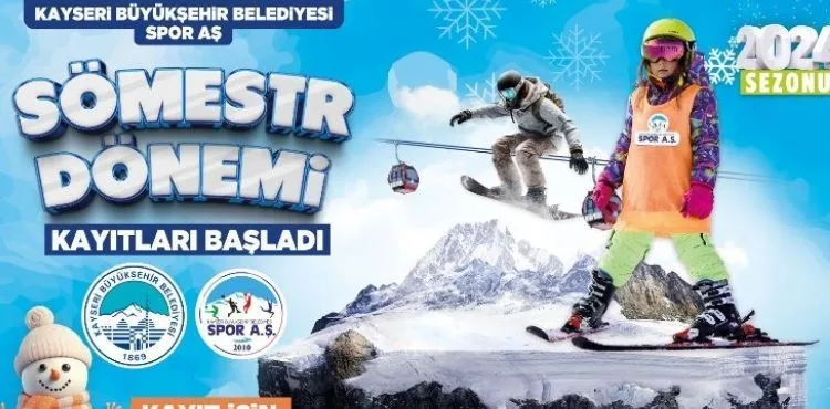BÜYÜKŞEHİR SPOR A.Ş.’DEN KAYAK OKULU’NDA “SÖMESTR” JESTİ