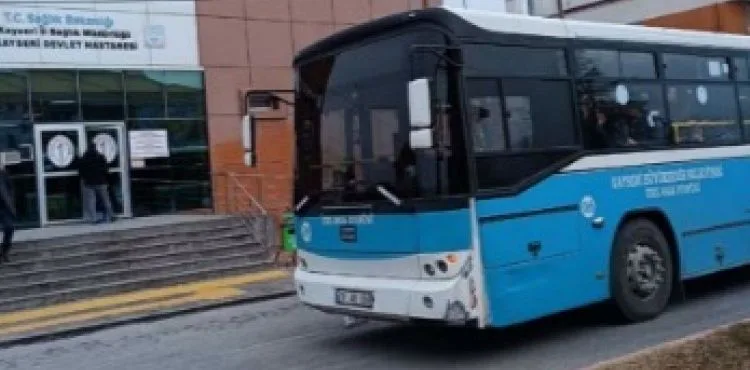 Otobüs şoföründen örnek davranış: bayılan yolcuyu hastaneye yetiştirdi