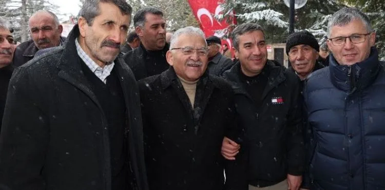BAŞKAN BÜYÜKKILIÇ, SARIZ’DA KONUŞTU: “USTALIK ESERLERİMİZİ SİZLERLE BULUŞTURACAĞIZ”