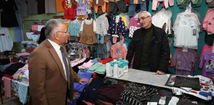 BÜYÜKKILIÇ’TAN MUSTAFA KEMAL PAŞA BULVARI’NDA ESNAF ZİYARETİ