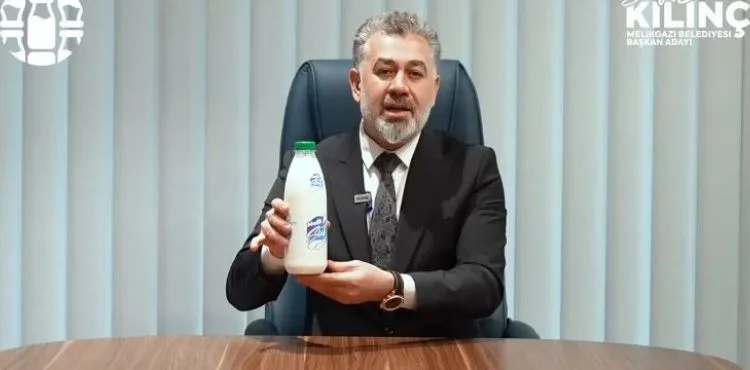 İYİ PARTİLİ SEDAT KILINÇ: MELİK SÜT İLE BÜTÜN MELİKGAZİ GÜVENLİR SÜT ÜRÜNLERİNE KAVUŞACAK