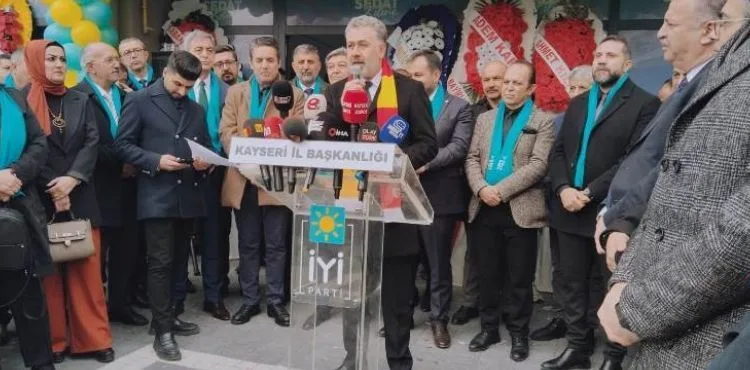 İYİ Parti Melikgazi Belediye Başkan Adayı Sedat Kılınç'ın Seçim Koordinasyon Merkezi Açıldı