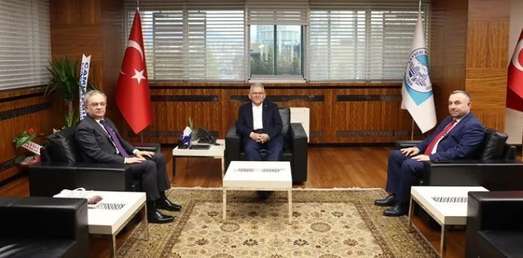 BAŞKAN BÜYÜKKILIÇ’A TBB GENEL SEKRETERİ BARAÇLI’DAN ZİYARET