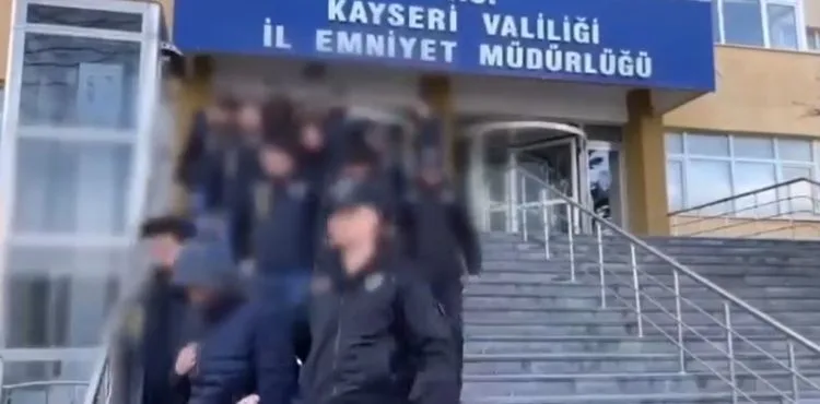 Kayseri merkezli 10 ilde operasyon: 14 kişi tutuklandı
