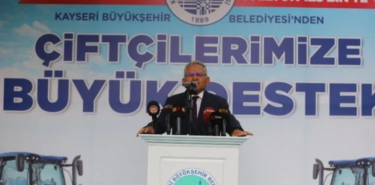 ÇİFTÇİ DOSTU BAŞKAN BÜYÜKKILIÇ DESTEK VERİYOR, KAYSERİ TARIMDA YÜKSELİŞİNİ SÜRDÜRÜYOR