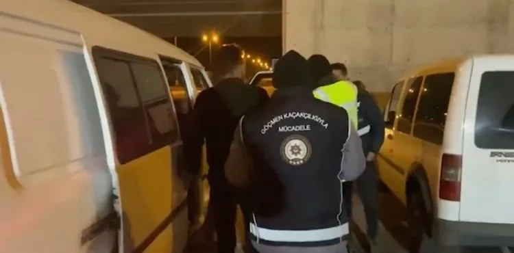 8 kimliksiz yabancı uyruklu şahıs yakalandı