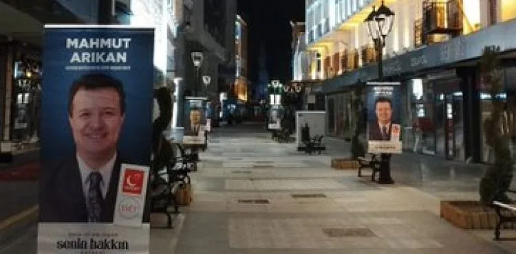 Arıkan’ın Pankartına Çirkin Engelleme