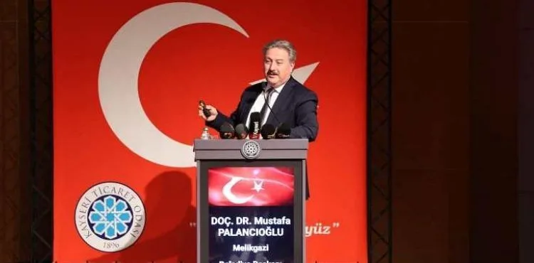 BAŞKAN PALANCIOĞLU MELİKGAZİ’DE 5 YILDA YAPTIĞI REKOR HİZMETLERİNİ KTO’DA ANLATTI