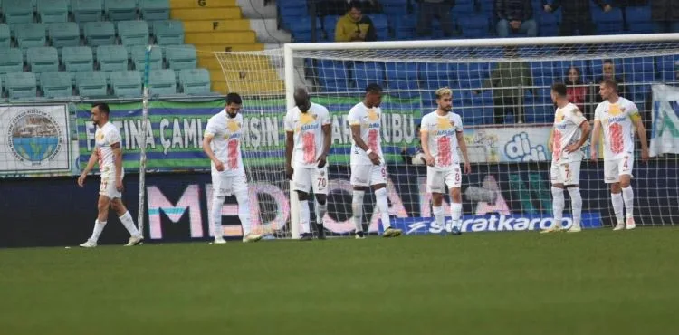 Kayserispor 5 maç sonra mağlup oldu