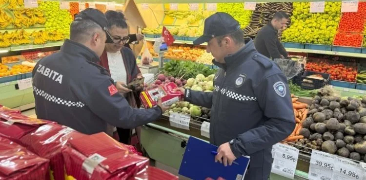 MELİKGAZİ ZABITASI RAMAZAN AYI ÖNCESİ MARKETLERDE FİYAT VE ETİKET DENETİMİ YAPIYOR
