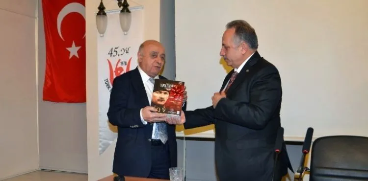 BAŞKAN YALÇIN, TÜRK EDEBİYAT VAKFI’NDA KONUŞTU