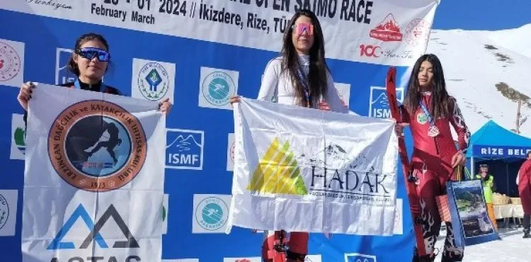 RİZE’NİN ZİRVESİNDEN MADALYALARLA DÖNDÜLER