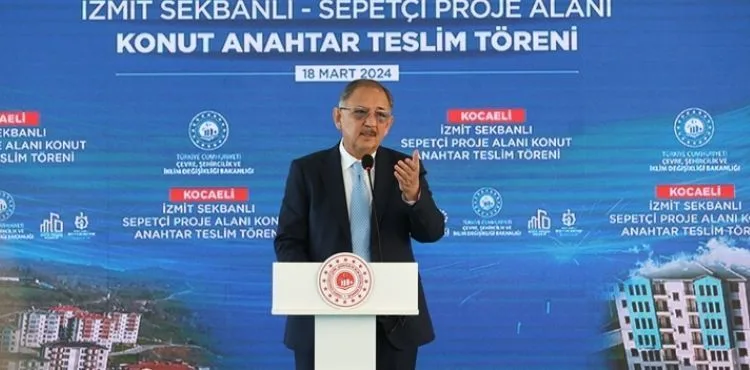 “KOCAELİ’NİN 7 YERİNDE KENTSEL DÖNÜŞÜM ÇALIŞMALARIMIZ DEVAM EDECEK”