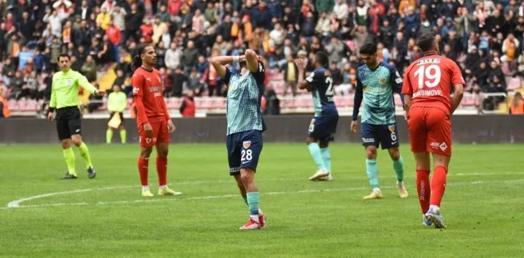 Kayserispor ligde kalesinde en çok gol gören beşinci takım oldu