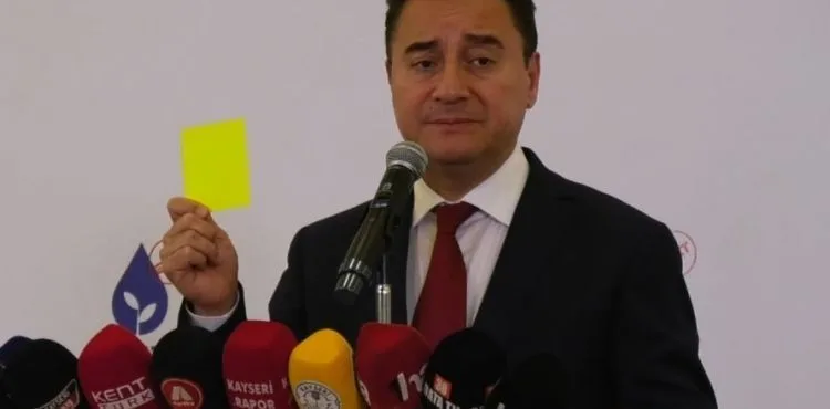 Deva Partisi Genel Başkanı Ali Babacan, “Bu seçim milletimizin iktidara bir sarı kart gösterme seçimi olmalı”