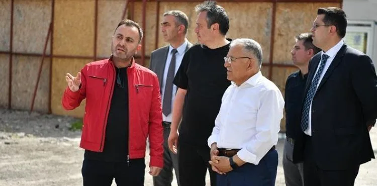 Başkan Büyükkılıç’tan Tarihi Kayseri Mahallesi’nde 2’inci Etap Çalışmalarına İnceleme