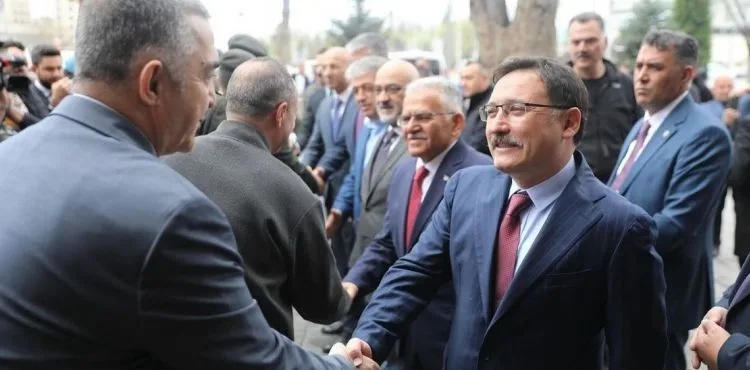 Kayseri protokolü bayramlaştı