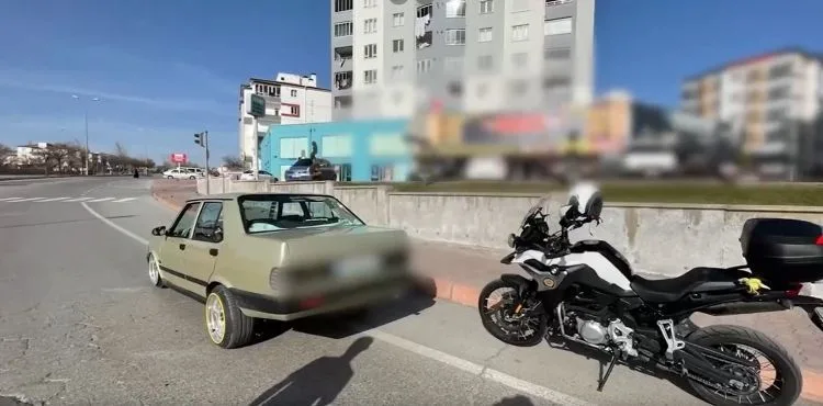 Drift ve egzoz denetiminde 10 araca 175 bin 944 lira ceza