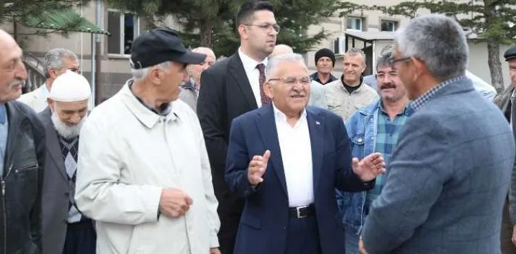 BAŞKAN BÜYÜKKILIÇ’A BEYAZŞEHİR MAHALLE SAKİNLERİNDEN SICAK VE SAMİMİ İLGİ