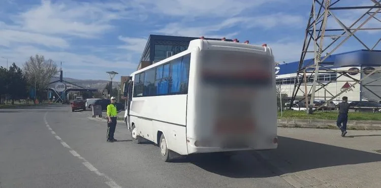 Denetimlerde 160 araca cezai işlem uygulandı