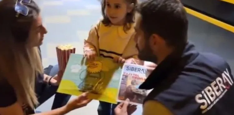 SİBERAY, şehit ve gazi çocuklarıyla çizgi film gösteriminde bir araya geldi