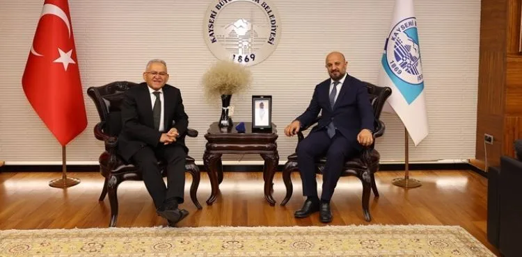 YEREL YÖNETİMLER BAŞKAN YARDIMCISI KİRAZOĞLU’DAN BAŞKAN BÜYÜKKILIÇ’A ZİYARET