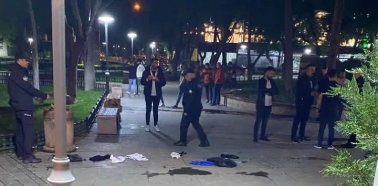 Cumhuriyet meydanında şüpheli çanta paniği