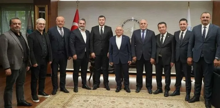 MHP VE ÜLKÜ OCAKLARI'NDAN BÜYÜKKILIÇ'A ZİYARET