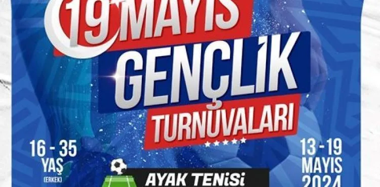 BÜYÜKŞEHİR SPOR A.Ş.’NİN 19 MAYIS TENİS TURNUVALARI İÇİN KAYITLAR BAŞLADI
