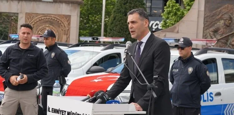 Kayseri İl Emniyet Müdürlüğüne 30 yeni araç tahsis edildi