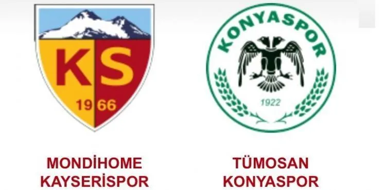 Kayserispor - Konyaspor maçı cumartesi günü oynanacak