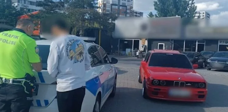 Drift yapan sürücülere 64 bin lira cezai işlem uygulandı