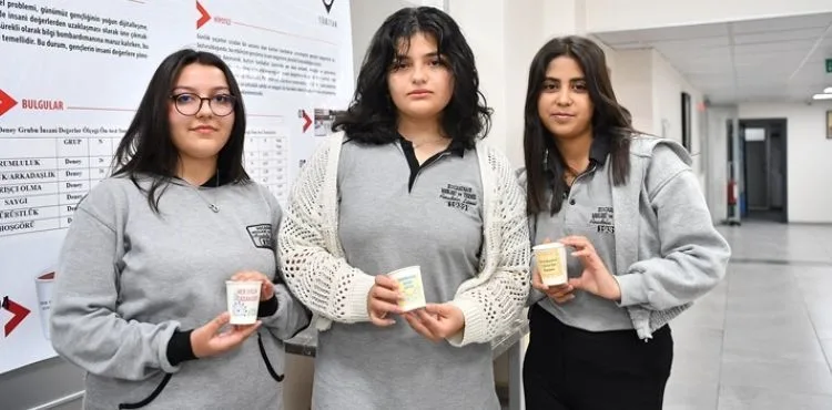 BÜYÜKŞEHİR’DEN DEĞERLER EĞİTİMİ KONUSUNDA TÜBİTAK PROJESİ YÜRÜTEN ÖĞRENCİLERE DESTEK