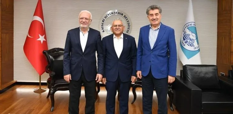 AK PARTİ GENEL BAŞKAN VEKİLİ ELİTAŞ VE BAKAN YARDIMCISI CANTİMUR’DAN BÜYÜKKILIÇ’A HAYIRLI OLSUN ZİYARETİ