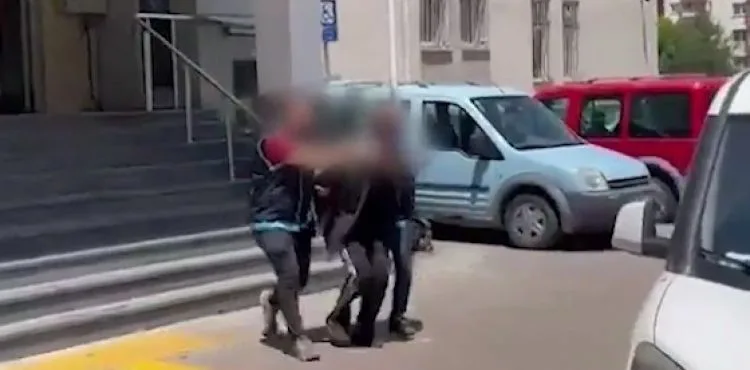 Suçüstü yakalanan musluk hırsızı tutuklandı