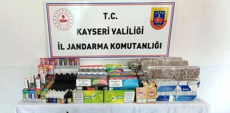 İşyerinde sigara kaçakçılığı yaptığı tespit edilen kişi yakalandı