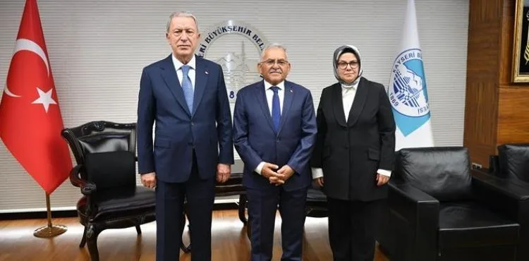 MİLLİ SAVUNMA KOMİSYONU BAŞKANI AKAR VE MİLLETVEKİLİ BÖHÜRLER’DEN BÜYÜKKILIÇ’A TEBRİK ZİYARETİ