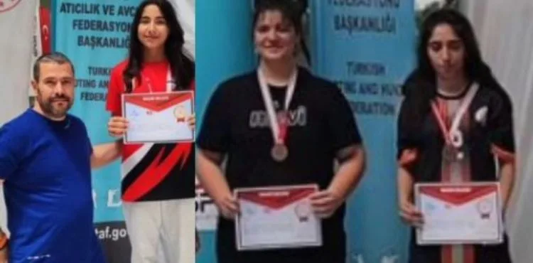 Atıcılık Türkiye Birinciliği’ne giden sporcular dereceyle döndü