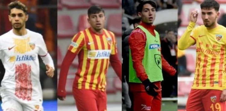 Kayserispor’da kiralık olarak gönderilen futbolcular döndü