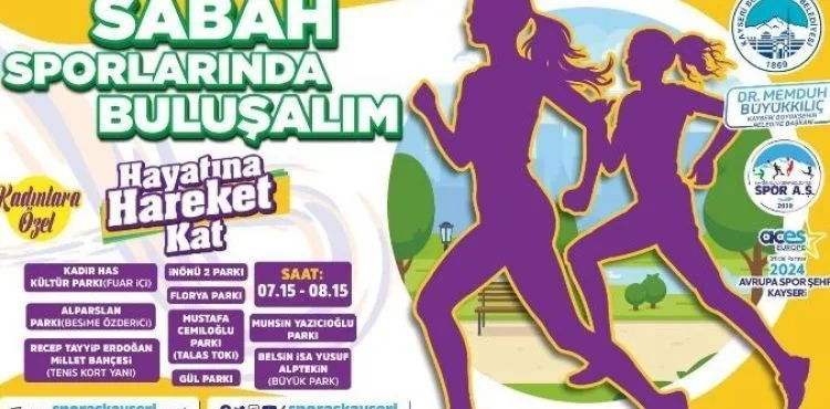Büyükşehir Spor A.Ş. İle Kadınlar Sabah Sporunda Bir Araya Geliyor